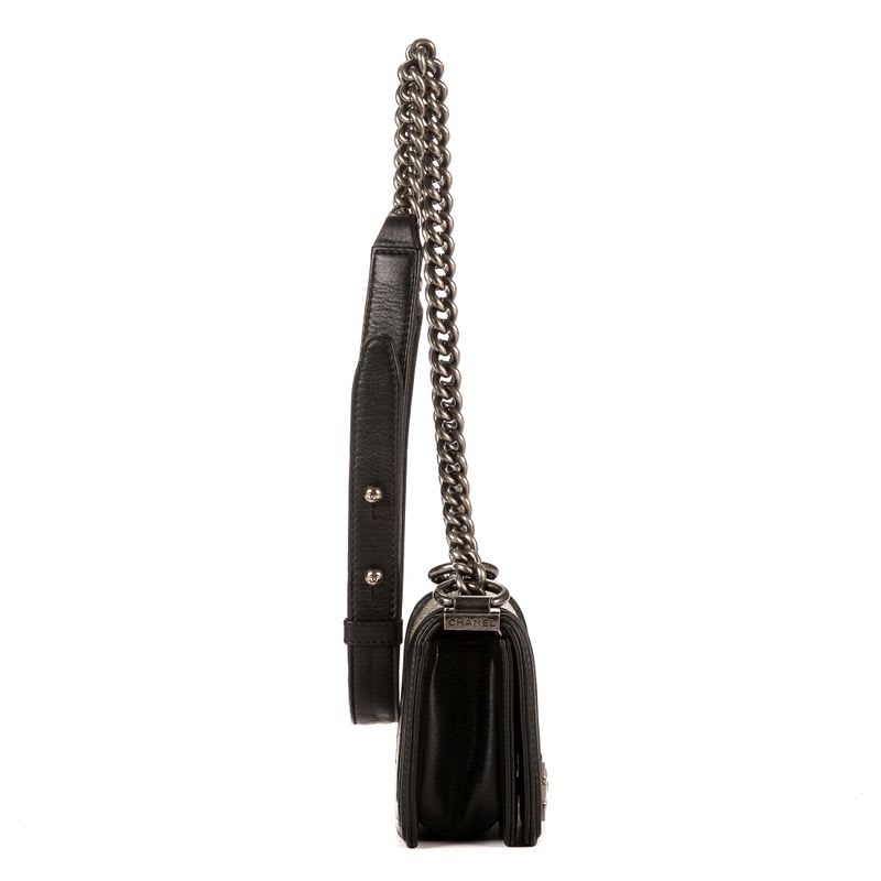 Chanel Unique Piece Boy Garusha Black Skin