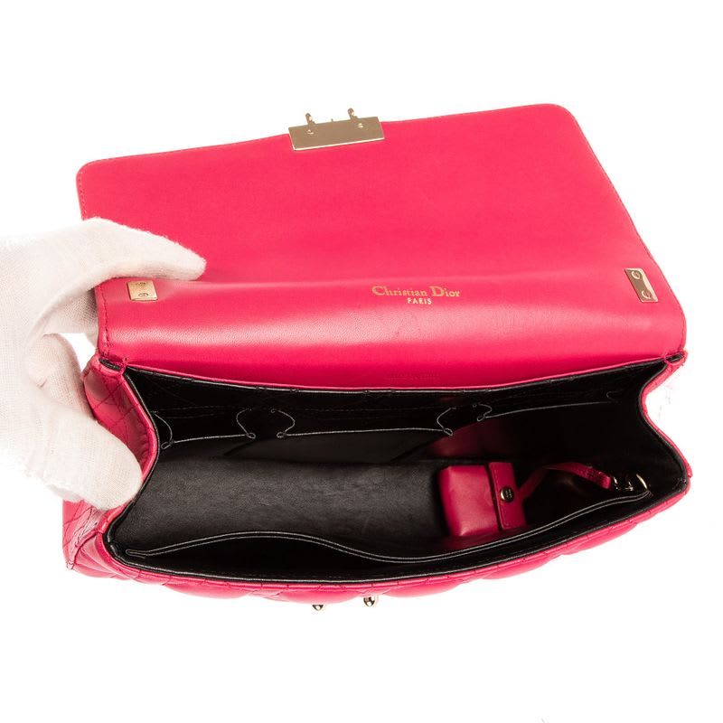 Dior Miss Fuchsia Cannage Quilt