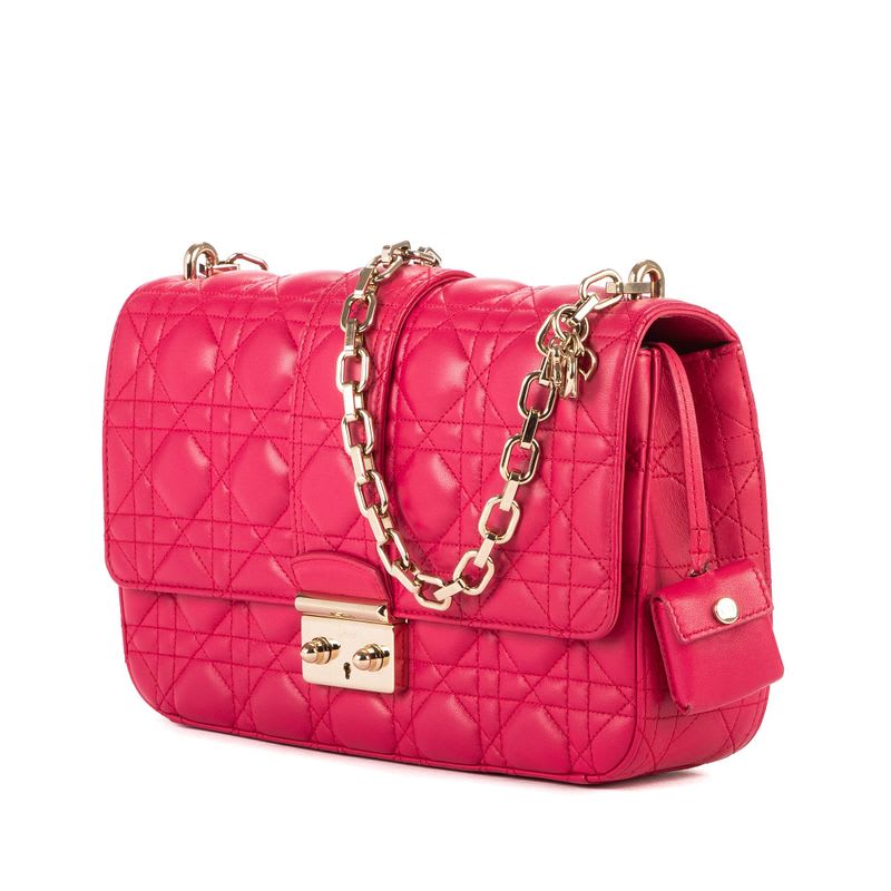 Dior Miss Fuchsia Cannage Quilt
