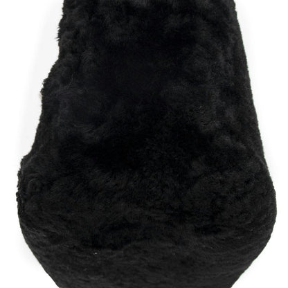 Balenciaga Mini Papier A4 Tote Black Rabbit Fur Canvas