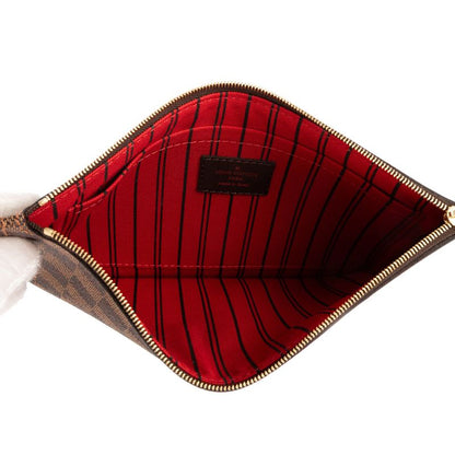 Louis Vuitton Neverfull Pouch Brown Damier Ebene