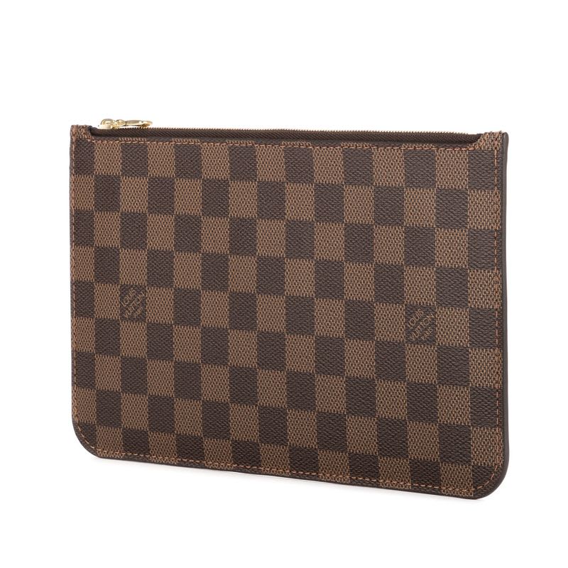 Louis Vuitton Neverfull Pouch Brown Damier Ebene