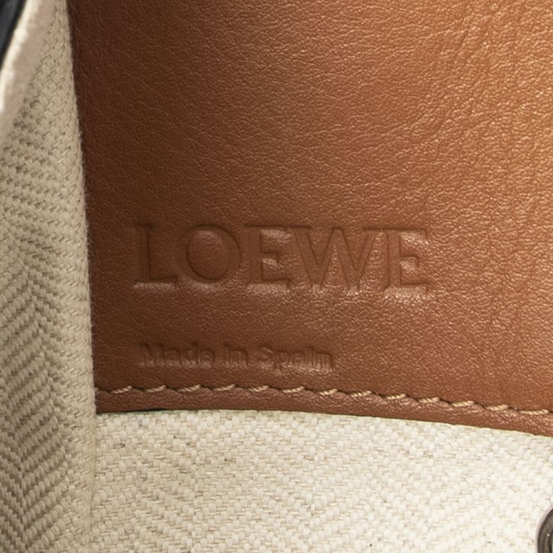 Loewe Small Hammock Blue Brown Denim Canvas