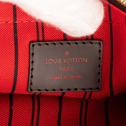 Louis Vuitton Neverfull Pouch Brown Damier Ebene
