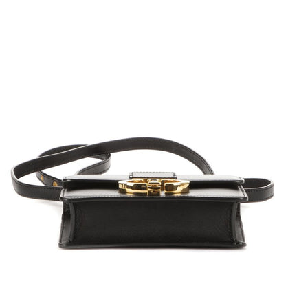 Dior Montaigne Black Calfskin Leather