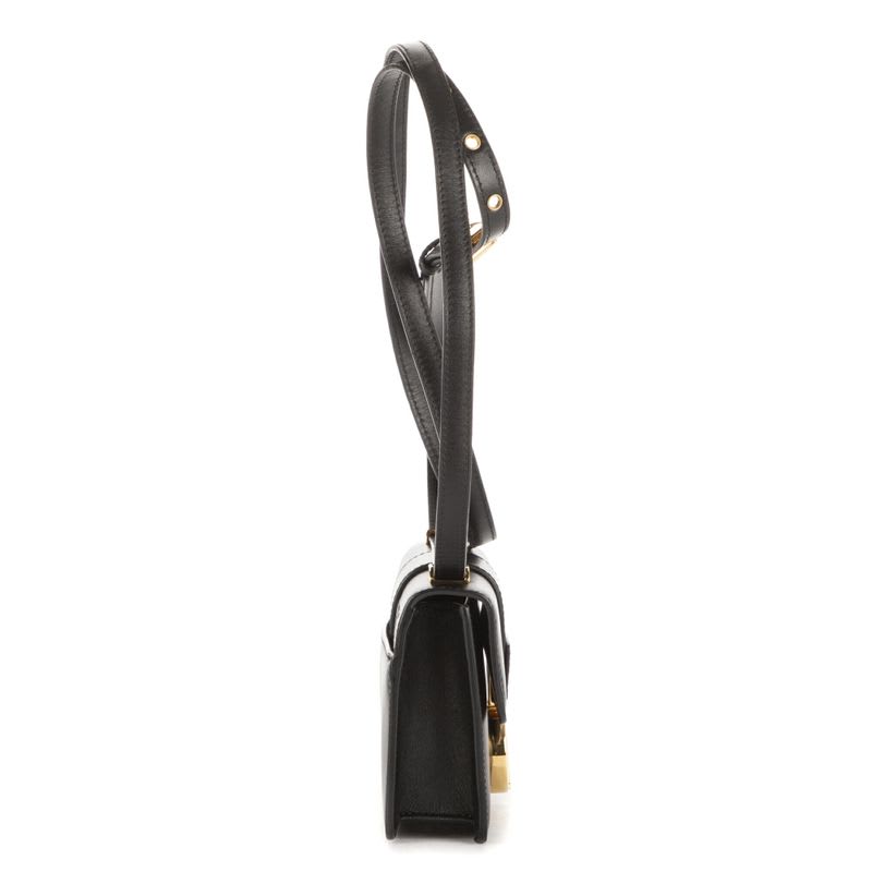 Dior Montaigne Black Calfskin Leather