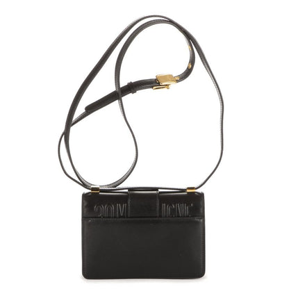 Dior Montaigne Black Calfskin Leather