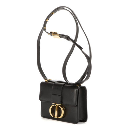 Dior Montaigne Black Calfskin Leather