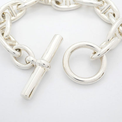 Hermes Bracelet Chaine D'ancre GM 11 Frames Silver 925 Ladies