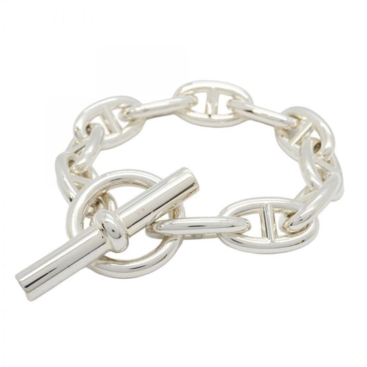 Hermes Bracelet Chaine D'ancre GM 11 Frames Silver 925 Ladies