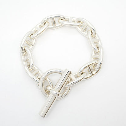 Hermes Bracelet Chaine D'ancre GM 11 Frames Silver 925 Ladies