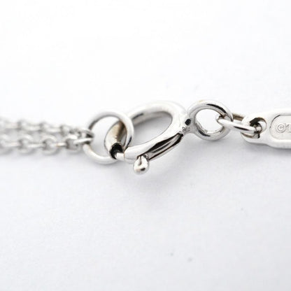 Tiffany & Co Necklace T Smile Small 18k White Gold White Gold Ladies