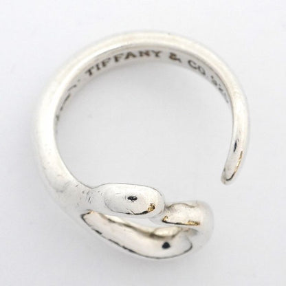 Tiffany & Co Ring Open Heart Silver 925 Size 8.5 Women's