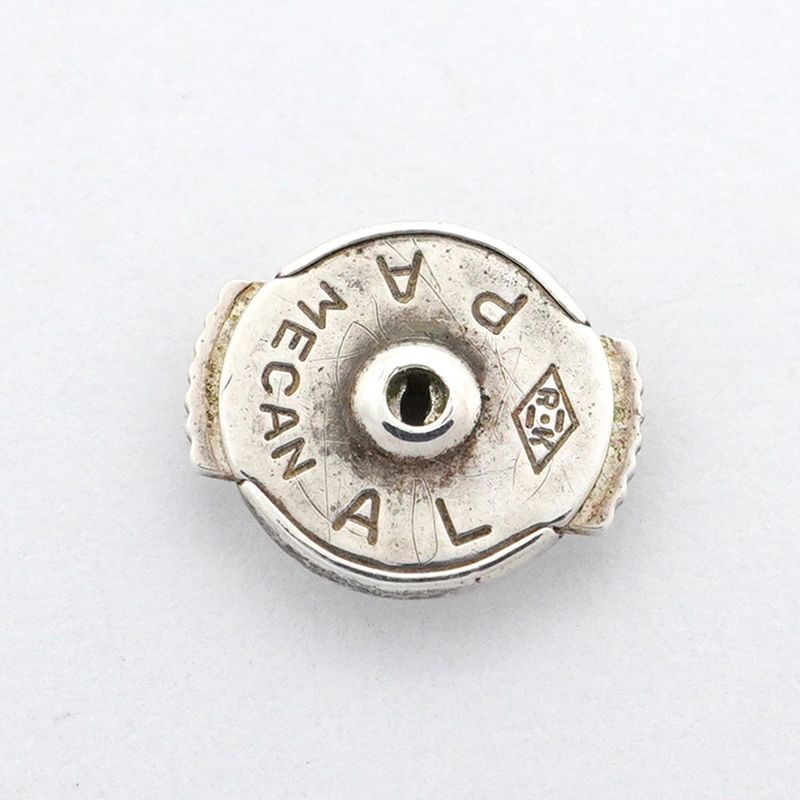 Hermes Earrings Italique Silver 925 Men Women Unisex