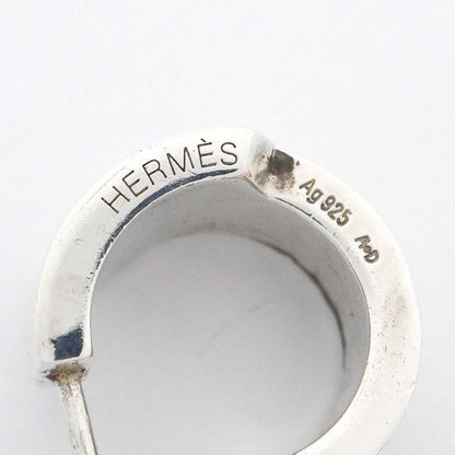 Hermes Earrings Italique Silver 925 Men Women Unisex
