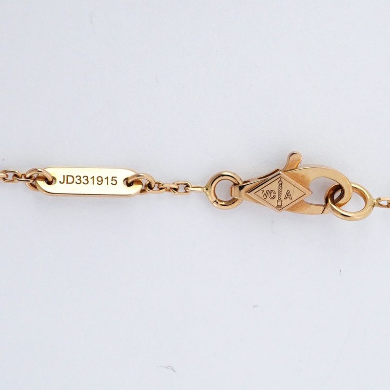 Van Cleef & Arpels Bracelet Sweet Alhambra 18k Pink Gold Pink Gold Carnelian