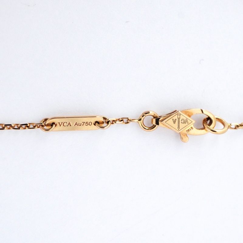 Van Cleef & Arpels Bracelet Sweet Alhambra 18k Pink Gold Pink Gold Carnelian