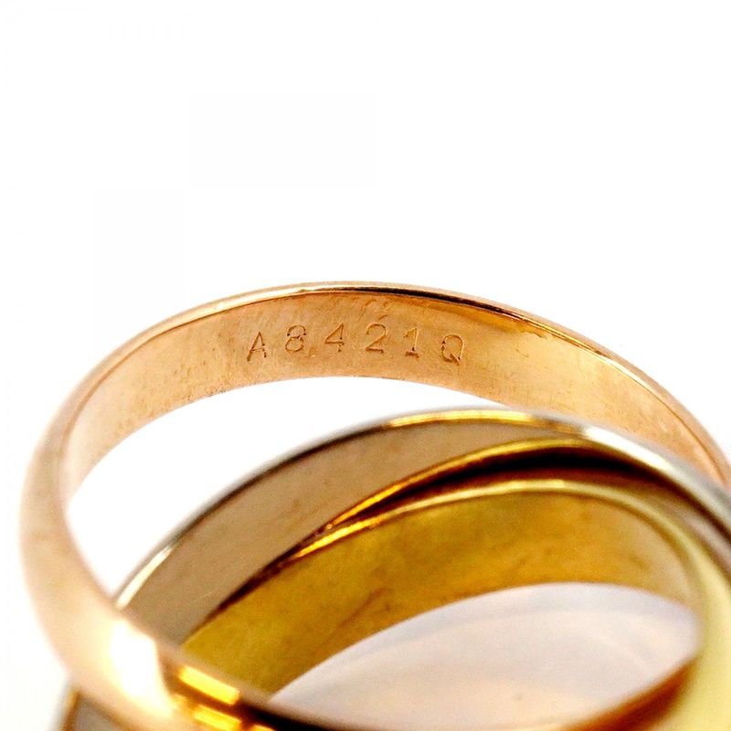 Cartier Ring Trinity Classic Model 18k Yellow Gold Yellow Gold 18k White Gold
