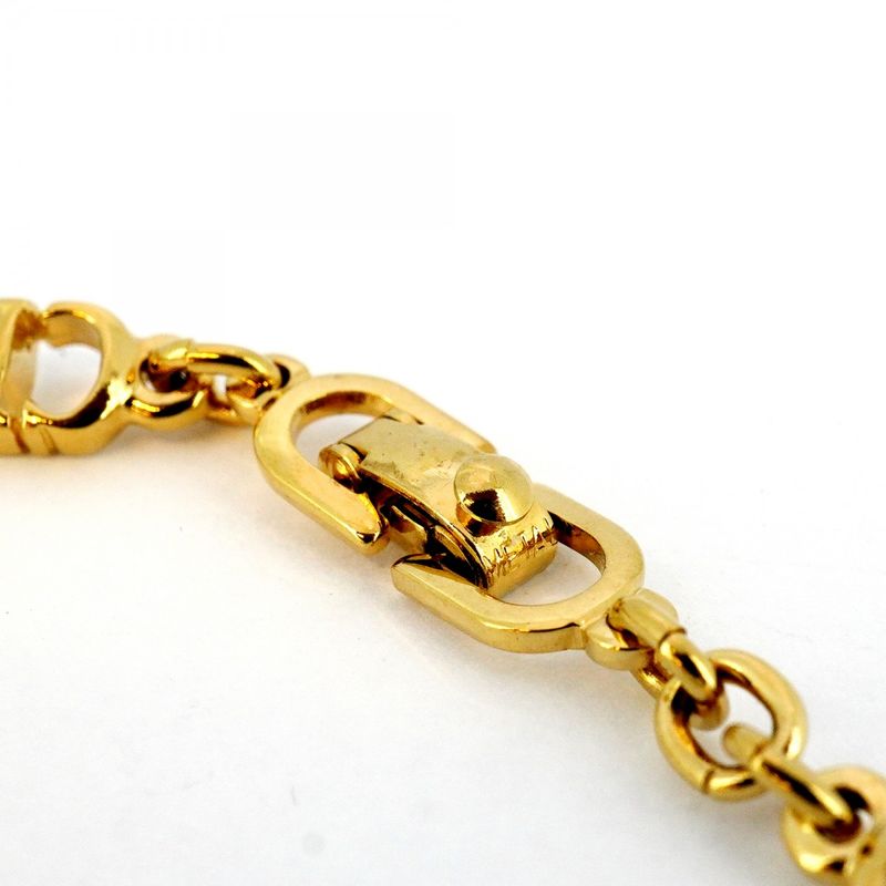 Christian Dior Bracelet CD Logo GP Plating Gold Ladies