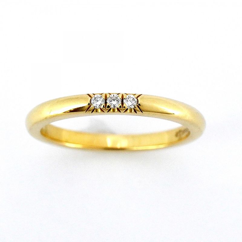 Tiffany & Co Ring Forever 3pd 18k Yellow Gold Yellow Gold Diamond Size 8 Ladies
