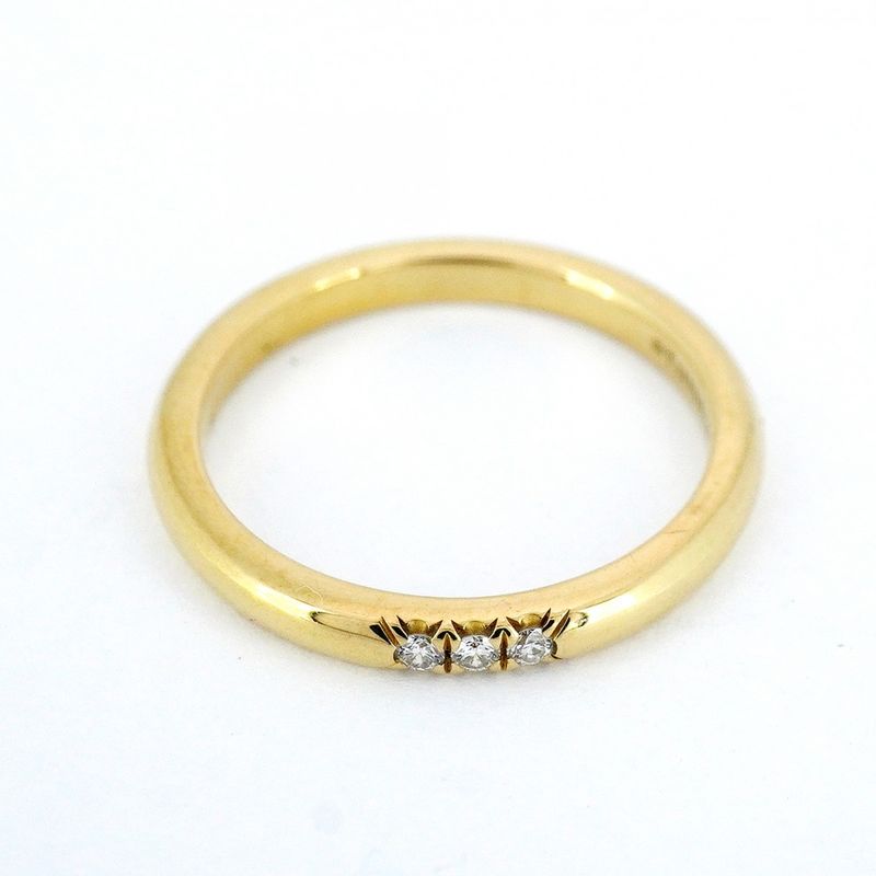 Tiffany & Co Ring Forever 3pd 18k Yellow Gold Yellow Gold Diamond Size 8 Ladies