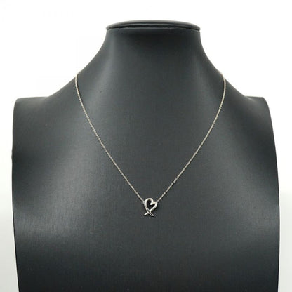 Tiffany & Co Necklace Loving Heart Silver 925 Women's