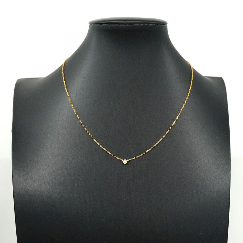 Tiffany & Co Necklace Visor Yard 1pd 18k Yellow Gold Yellow Gold Diamond Ladies