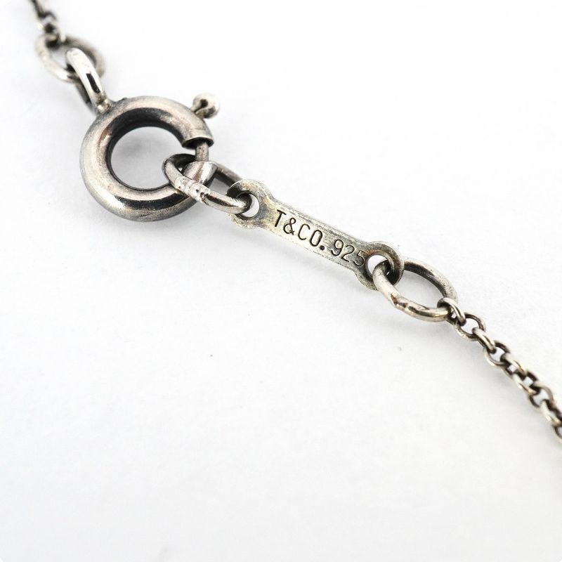 Tiffany & Co Necklace Double Hoop Silver 925 Women's