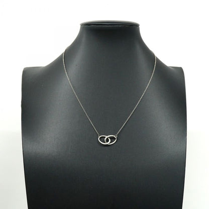 Tiffany & Co Necklace Double Hoop Silver 925 Women's