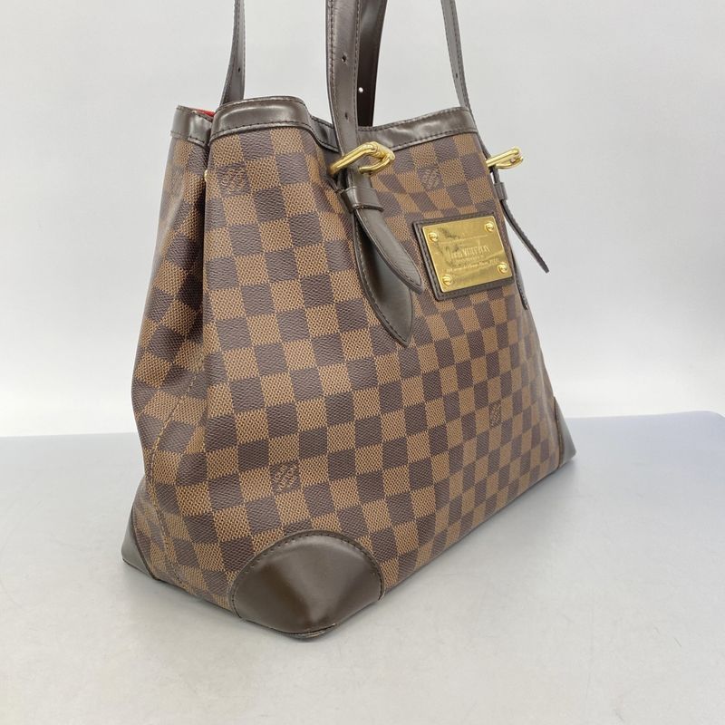 Louis Vuitton Tote Bag Damier Hampstead MM N51204 Ebene Ladies