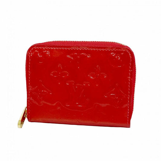 Louis Vuitton Coin Case Vernis Zippy Coin Purse M93608 Pomme D'amour Ladies