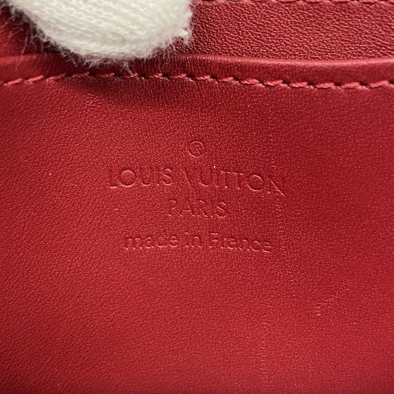 Louis Vuitton Coin Case Vernis Zippy Coin Purse M93608 Pomme D'amour Ladies