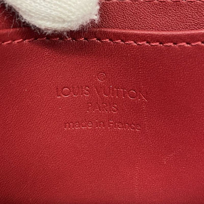 Louis Vuitton Coin Case Vernis Zippy Coin Purse M93608 Pomme D'amour Ladies