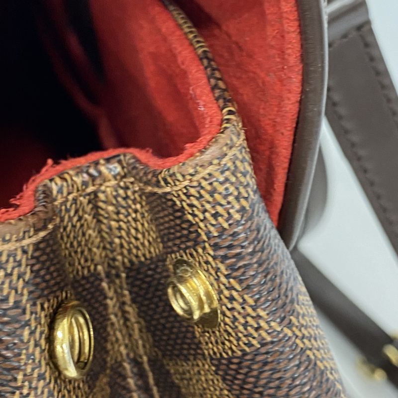 Louis Vuitton Handbag Damier Bergamo PM N41167 Ebene 2way Bag Ladies