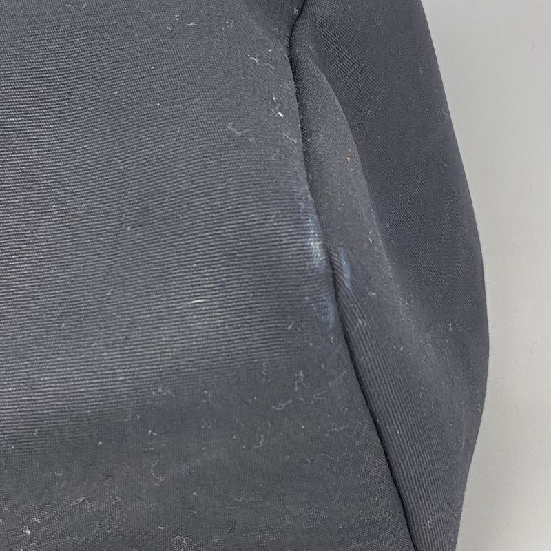 Hermes Tote Bag Herbag Her Bag Cabas MM Toile Officier Black Silver Hardware E