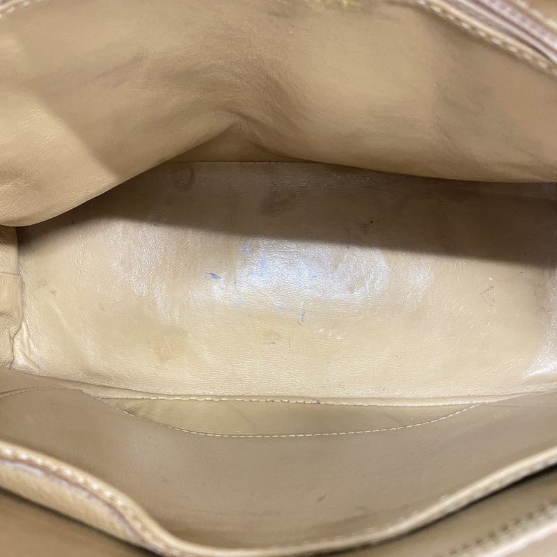 Chanel Tote Bag Reproduction Tote Caviar Skin Beige Gold Hardware Women's