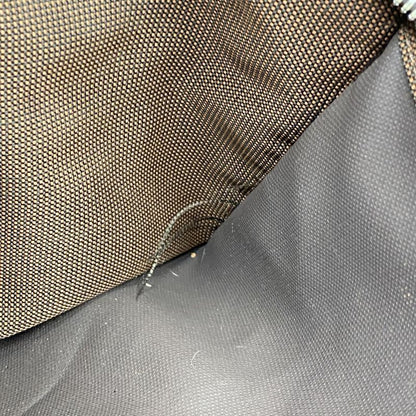 Hermes Tote Bag Her Line MM Canvas Brown Silver Hardware Ladies