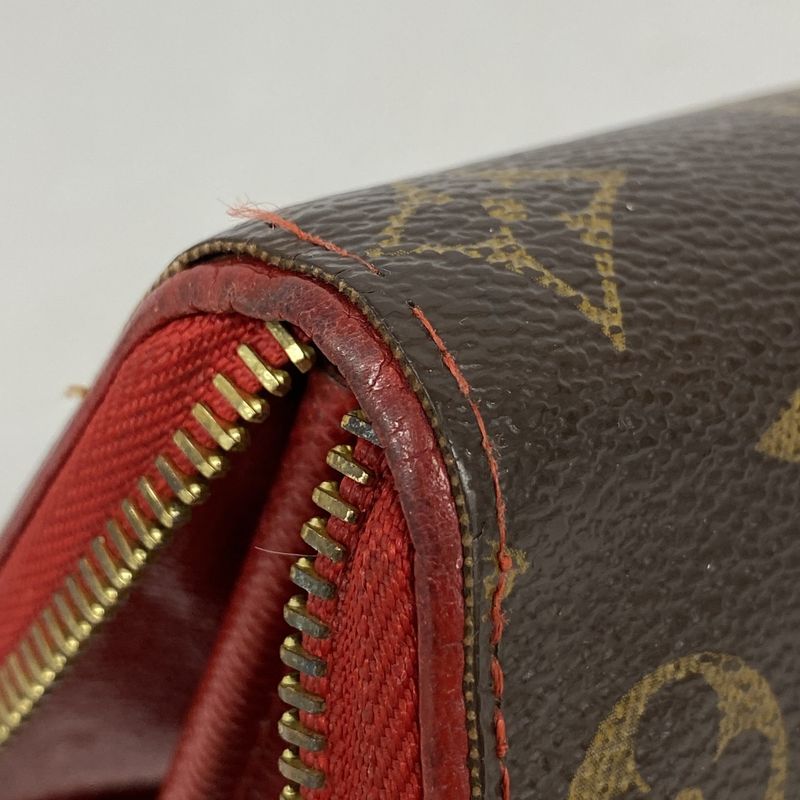 Louis Vuitton Long Wallet Monogram / Retiro Zippy Wallet M61854 Brown Three-Piec