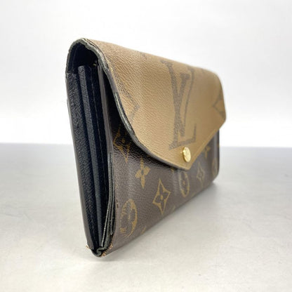 Louis Vuitton Long Wallet Monogram Giant Reverse Portefeuille Sarah M80726