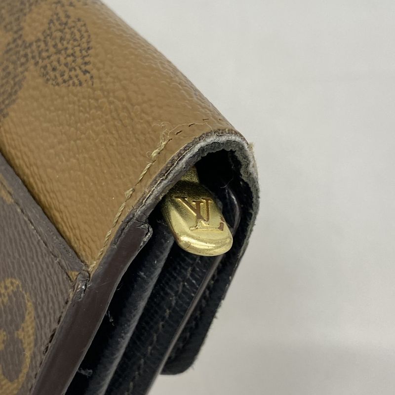 Louis Vuitton Long Wallet Monogram Giant Reverse Portefeuille Sarah M80726