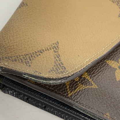 Louis Vuitton Long Wallet Monogram Giant Reverse Portefeuille Sarah M80726