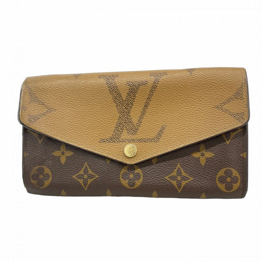 Louis Vuitton Long Wallet Monogram Giant Reverse Portefeuille Sarah M80726