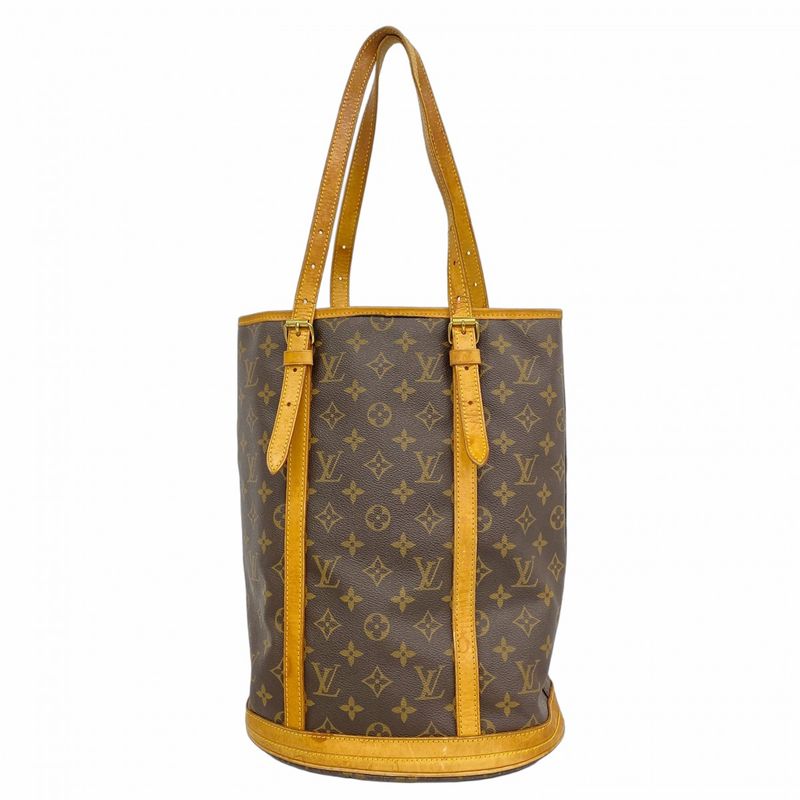 Louis Vuitton Tote Bag Monogram Bucket GM M42236 Brown Ladies