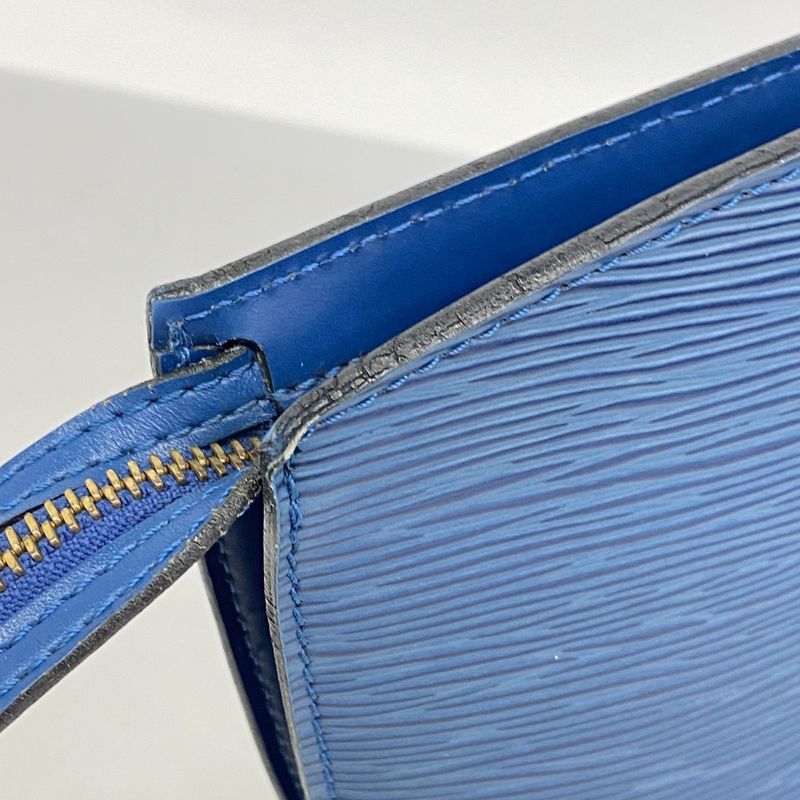 Louis Vuitton Handbag Epi Saint-Jacques M52275 Toledo Blue Ladies