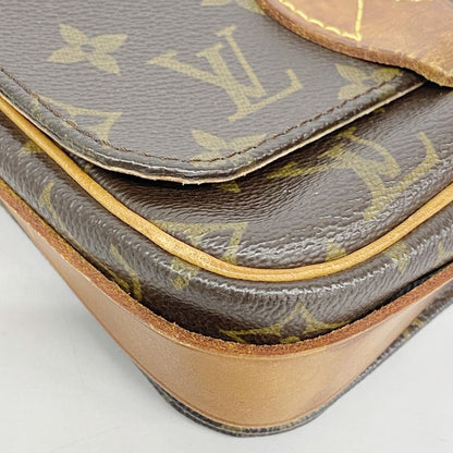 Louis Vuitton Shoulder Bag Monogram Mini Cartociere M51254 Brown Women's