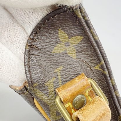 Louis Vuitton Shoulder Bag Monogram Mini Cartociere M51254 Brown Women's