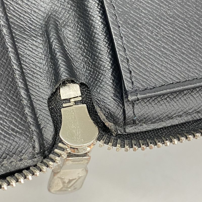 Louis Vuitton Long Wallet Damier Graphite Zippy Wallet Vertical N63095 Black