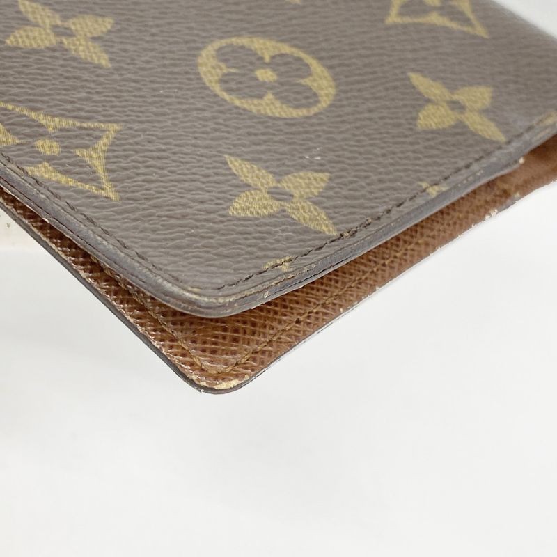 Louis Vuitton Notebook Cabas Monogram Agenda PM R20005 Brown Men Women Unisex