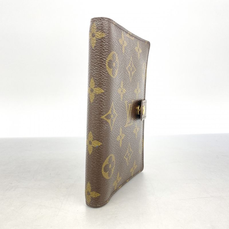 Louis Vuitton Notebook Cabas Monogram Agenda PM R20005 Brown Men Women Unisex