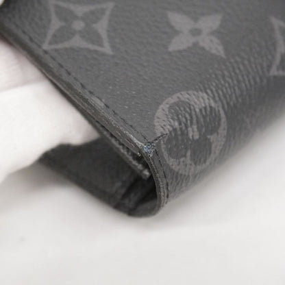 Louis Vuitton Long Wallet Monogram Eclipse Portefeuille Brother M61697 Black